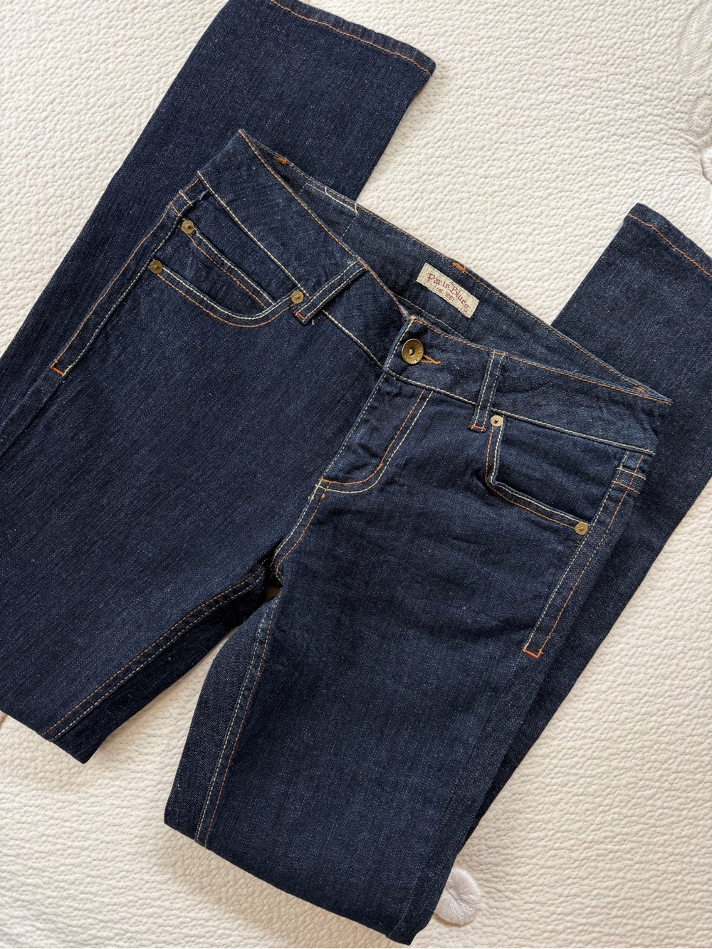 Paris Blues High Rise Skinny Jeans Dark Wash